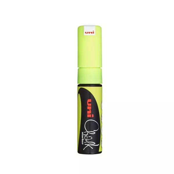 Uni Chalk PWE-8K fluor sárga folyékony krétafilc