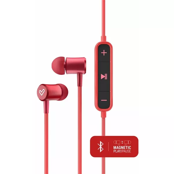 Energy Sistem EN 449163 Earphones BT Urban 2 Bluetooth mikrofonos piros fülhallgató style=