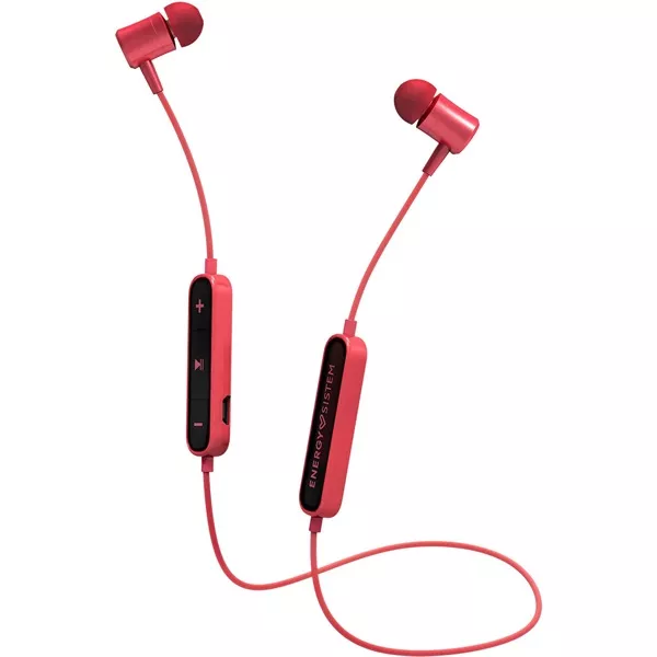 Energy Sistem EN 449163 Earphones BT Urban 2 Bluetooth mikrofonos piros fülhallgató