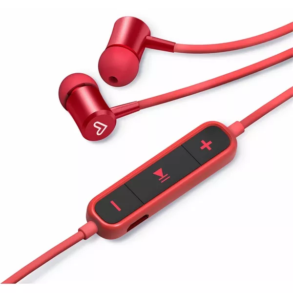 Energy Sistem EN 449163 Earphones BT Urban 2 Bluetooth mikrofonos piros fülhallgató