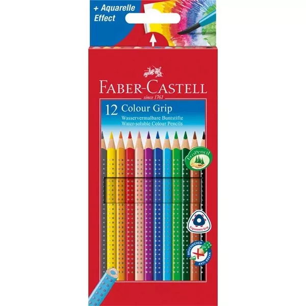 Faber-Castell Grip 2001 12db-os színes ceruza készlet
