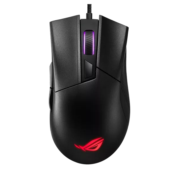 ASUS ROG Gladius II Core fekete gamer egér