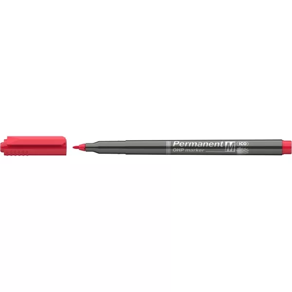 ICO OHP M 1-1,5mm piros permanent marker