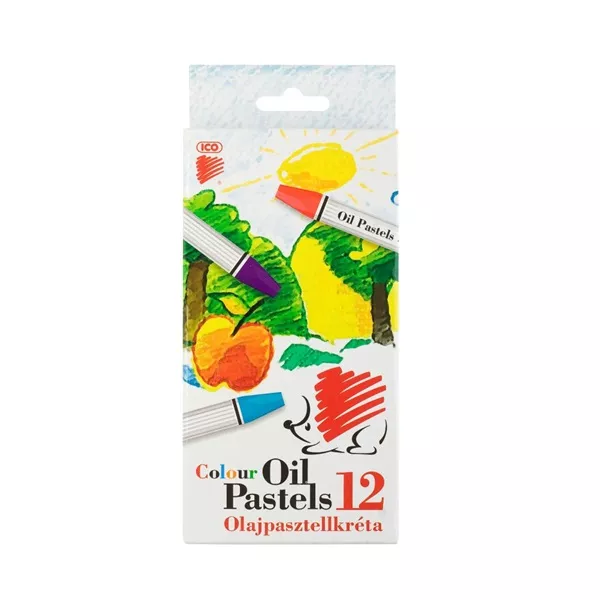 ICO Süni 12db-os vegyes színű olajpasztell készlet