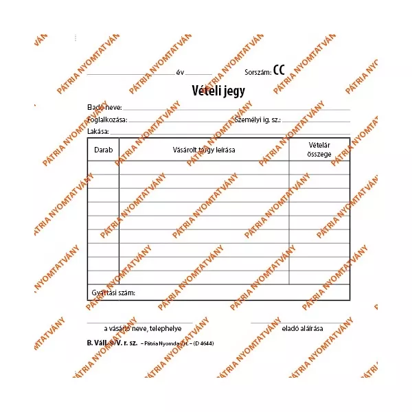 B.VALL.9/V 140x140mm 50x2lapos 