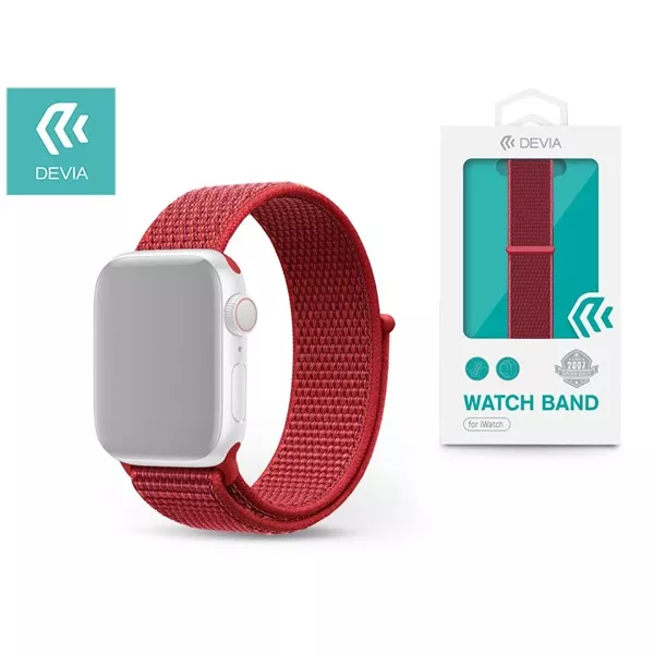Devia ST326271 Apple Watch piros sport óraszíj