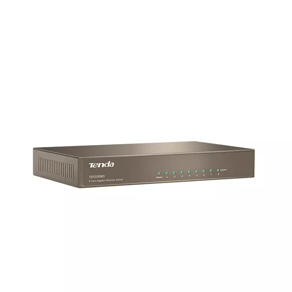 Tenda TEG1008D 8port 10/100/1000Mbps LAN nem menedzselhető asztali Switch