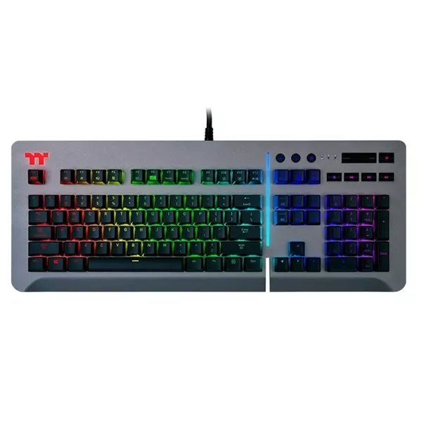 Ttesports Level 20 RGB Titanium (blue switch) US USB gamer billentyűzet