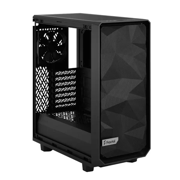 Fractal Design Meshify 2 Compact Fekete világos ablakos (Táp nélküli) ATX ház