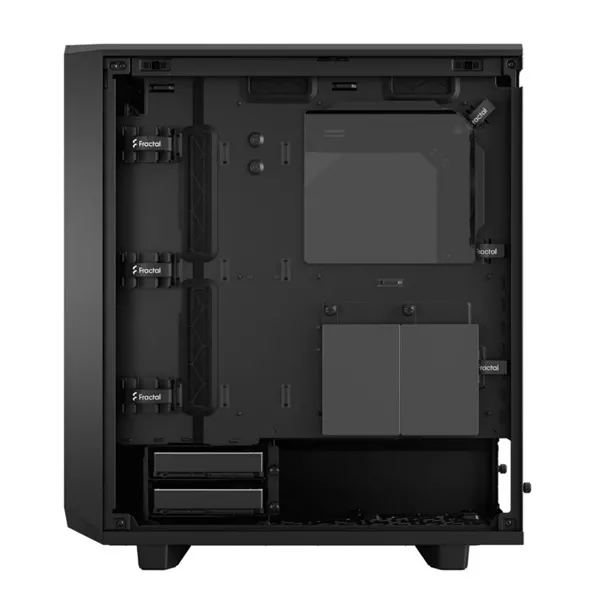 Fractal Design Meshify 2 Compact Fekete világos ablakos (Táp nélküli) ATX ház