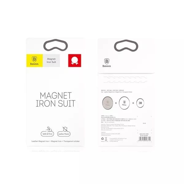 Baseus Magnet iron Suit 2 db ezüst mágneskorong autós tartóhoz