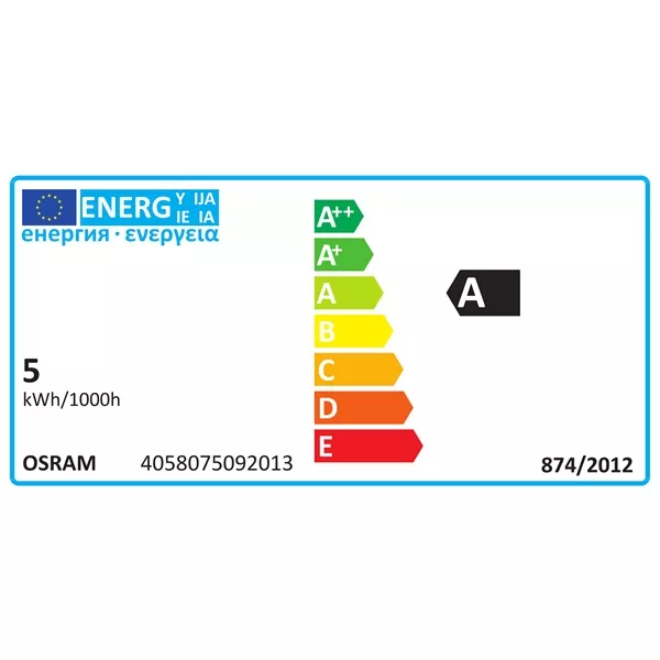 Osram Vintage átlátszó üveg búra/5W/300lm/2000K/E27 LED gömb izzó