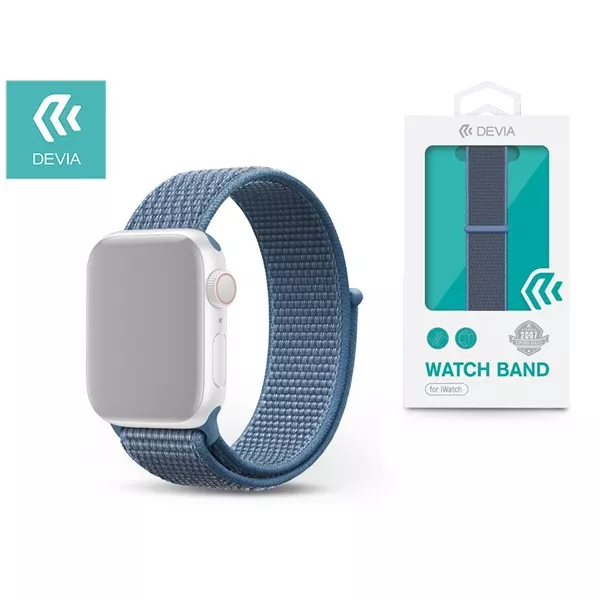 Devia ST325212 Apple Watch kék sport óraszíj