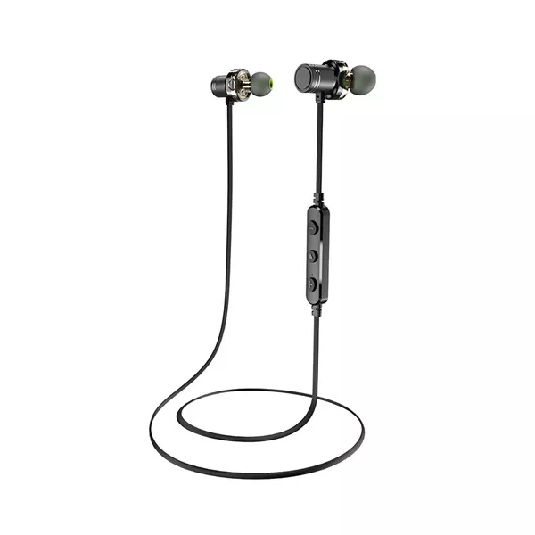 AWEI X670BL Bluetooth nyakpántos fekete sport fülhallgató