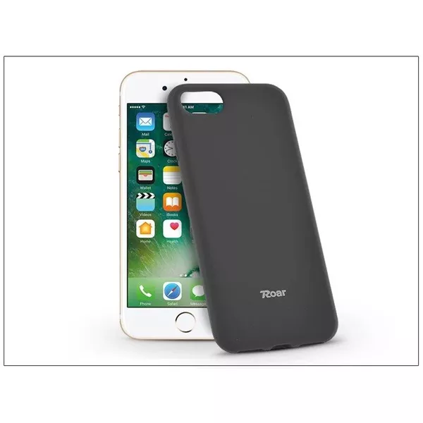 Roar KC0027 iPhone 7/8/SE 2020 fekete szilikon hátlap