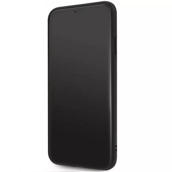 FERRARI On Track iPhone 11 Pro Max fekete puha PU gumi hátlap