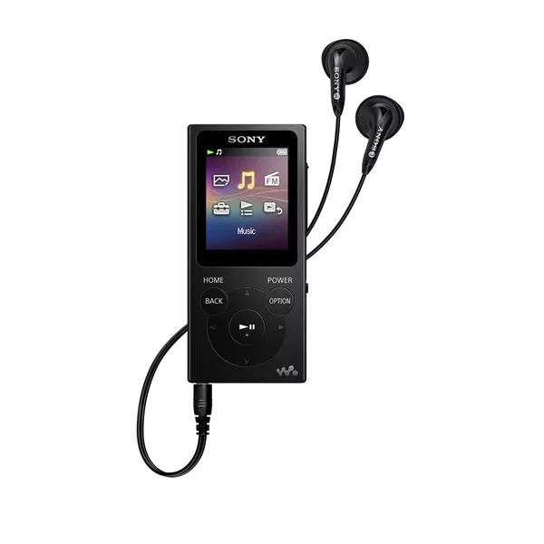 Sony NWE394B.CEW 8GB fekete MP3 lejátszó FM rádióval style=