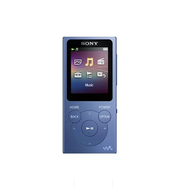 Sony NWE394L.CEW 8GB kék MP3 lejátszó FM rádióval style=