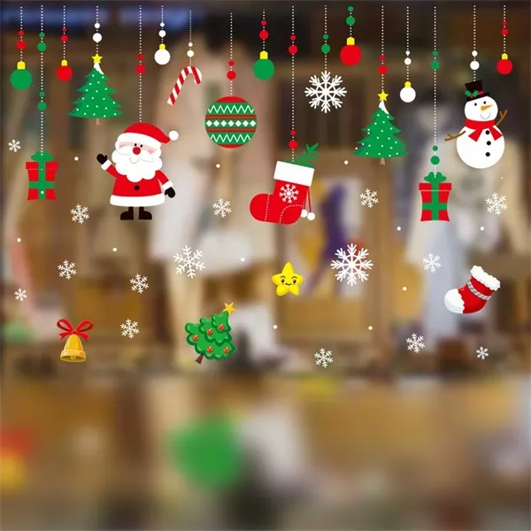 Iris Gömbdísz függő dekor mintás/35x50cm páraálló karácsonyi ablakdísz