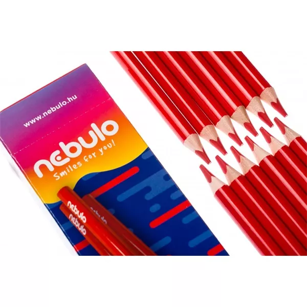 Nebulo Jumbo piros színes ceruza