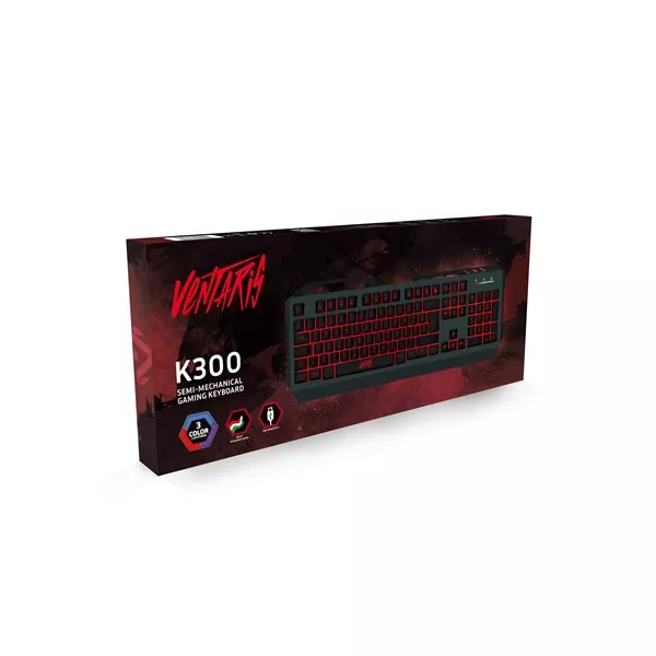 Ventaris K300 RGB HUN gamer billentyűzet