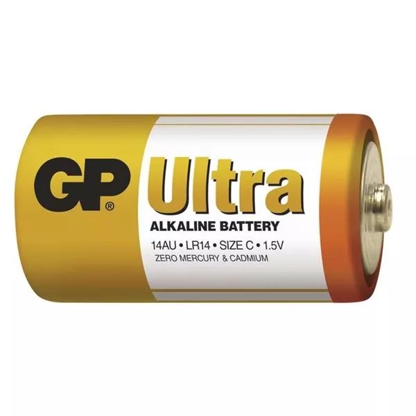 GP Ultra alkáli C baby elem (LR14) 2db/bliszter