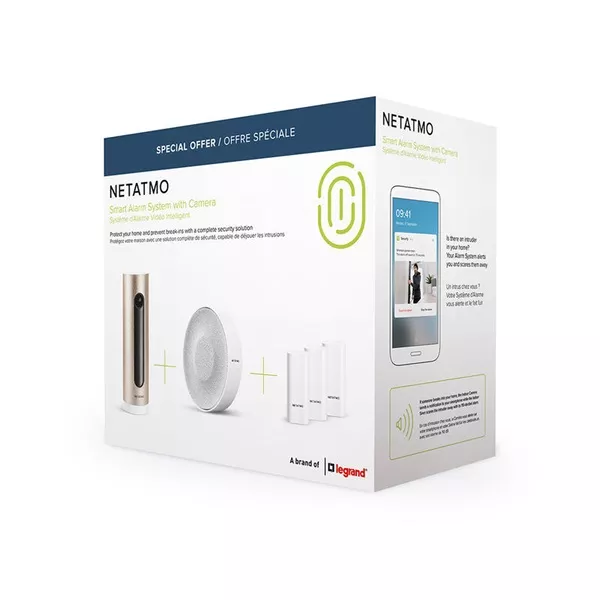 Netatmo Smart Alarm Pack okos beltéri riasztó csomag