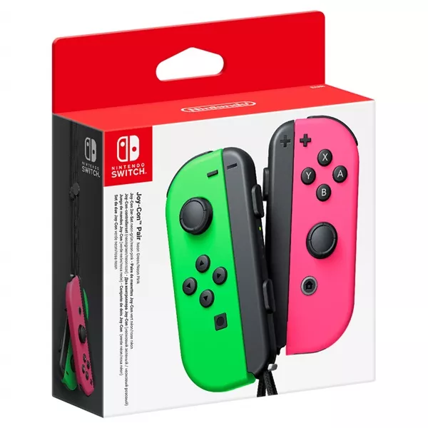 Nintendo Switch Joy-Con Neon Green/Neon Pink kontroller pár style=