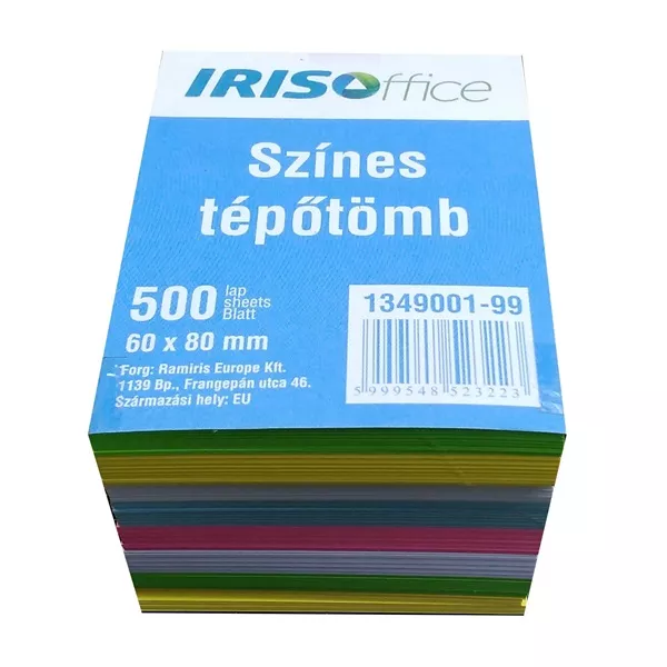 IRISOffice 6x8x5cm több színű tépőtömb