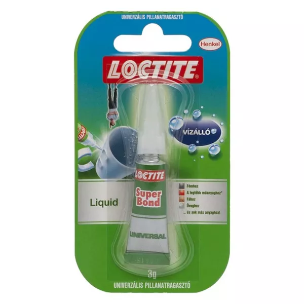 Henkel Loctite Super Bond Liquid 3 g folyékony pillanatragasztó