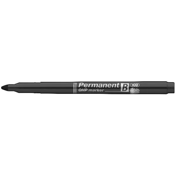 ICO OHP B 2-3mm fekete permanent marker