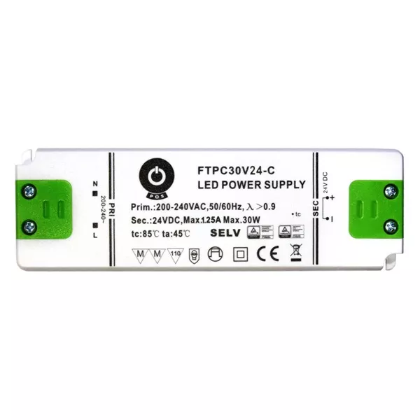 POS POWER FTPC30V24-C 24V/1.25A 30W IP20 LED tápegység