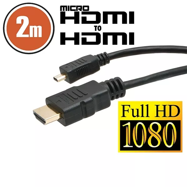 Delight 2m HDMI -  micro HDMI kábel