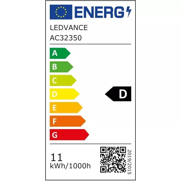 Osram Value átlátszó üveg búra E27 11W, 1521m, 4000K hideg fehér LED körte izzó