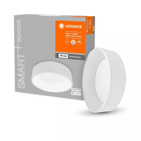 Ledvance Smart+ WiFi  menny. okos lámpa Ceiling Cylinder , áll. színhőm. 450mm okos,  vezérelhető intelligens lámpatest